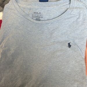 Polo by Ralph Lauren Men's Light Gray Tee